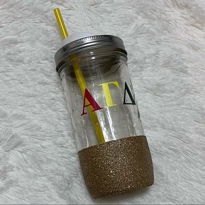 Alpha Gamma Delta Mason Jar Cup
